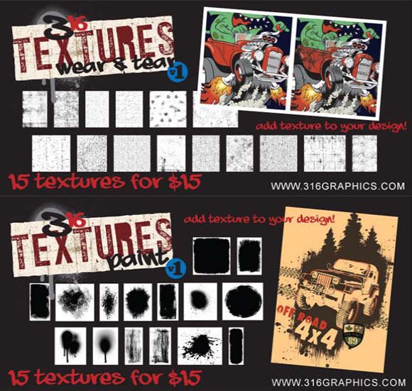 316 Graphics textures