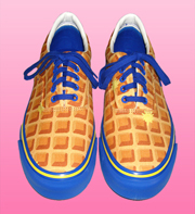 BBC | Ice cream waffle blueberries shoes