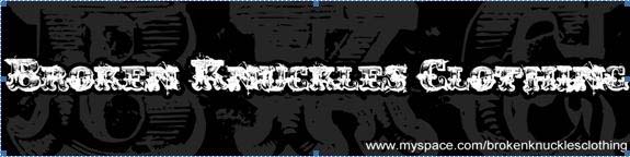 Broken Knuckles Clothing banner