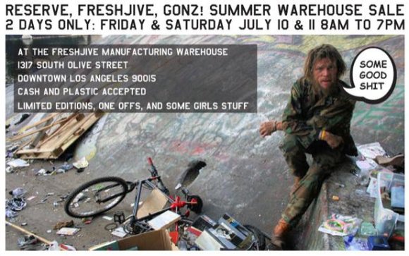 Freshjive Semi Annual Warehouse Sale