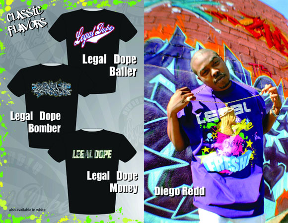 Legal Dope apparel sheet