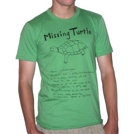 Missing Turtle tee
