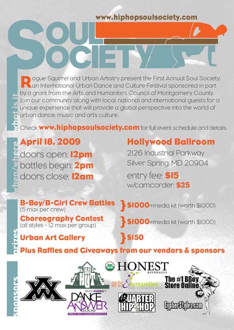 Rogue Squirrel + Urban Artistry Present: Soul Society