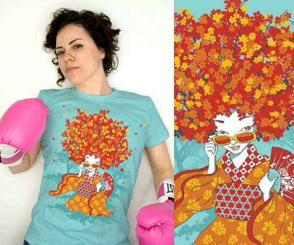 ShirtFight "Geisha" tee