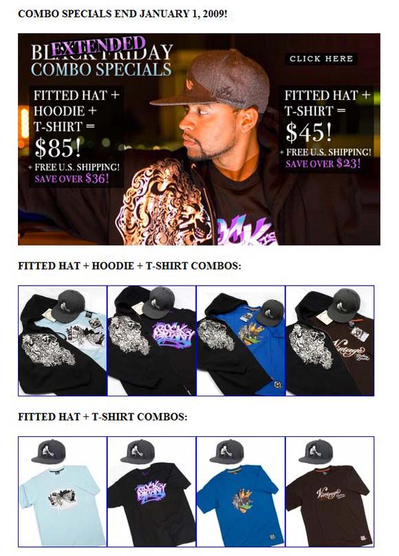 Vintage Clothing Limited combo special flyer