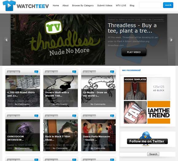 Watchteev.com screenshot